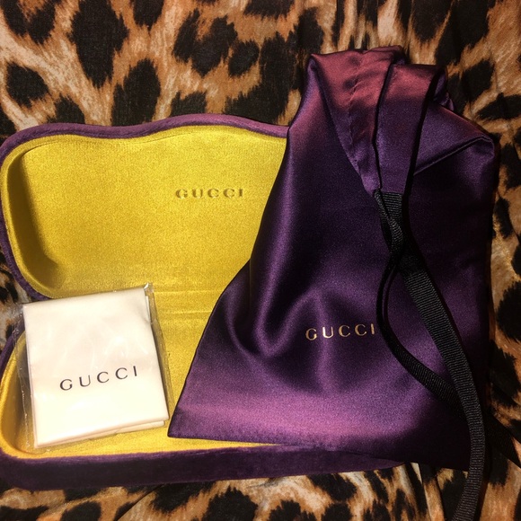 GUCCI GG1111S 003 Sunglasses Women's Havana/Pink Square Shape 53mm - Picture 9 of 9